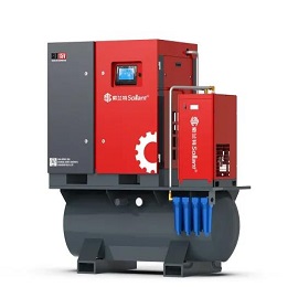 Screw Air Compressor with Dryer and Tank-6